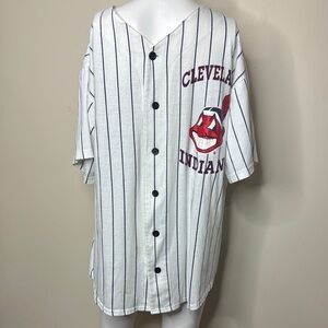 Vintage Cleveland Indians men’s button down shirt L